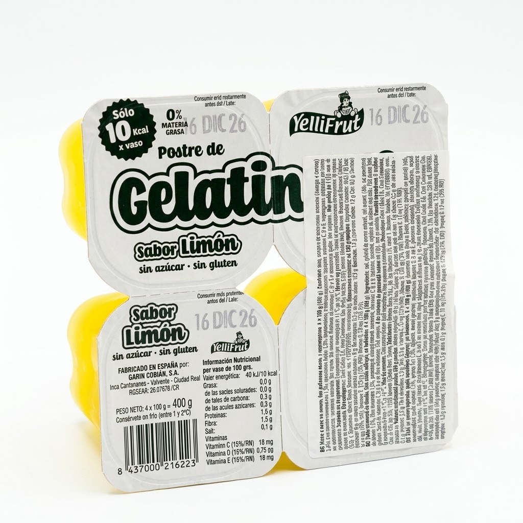 JELEU AROMA DE LAMAIE 4X100G YELLI FRUIT