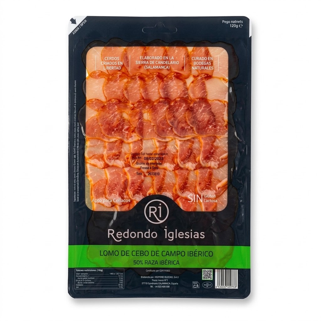LOMO DE CEBA DE CAMPO IBERICO 120G MAXI