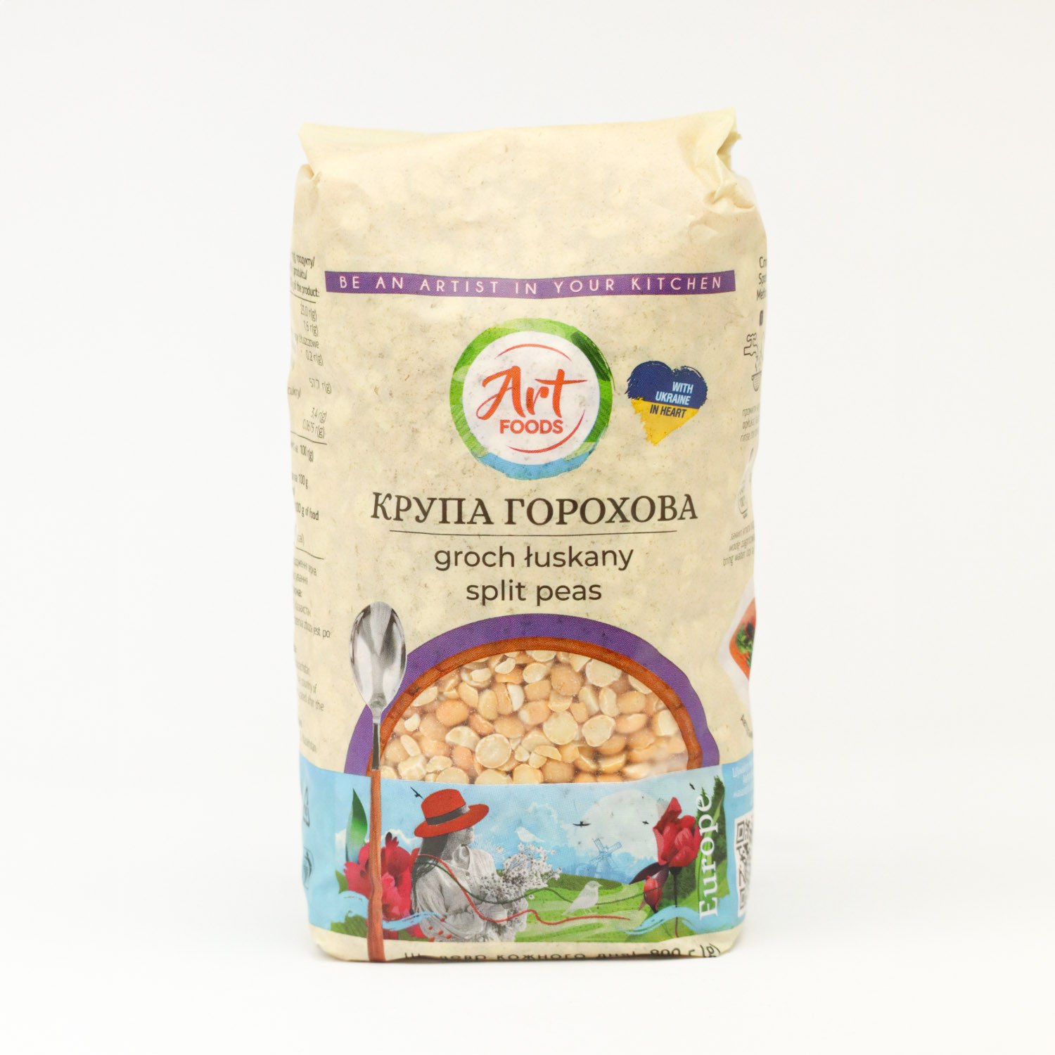 Split yellow dried peas 800gr
