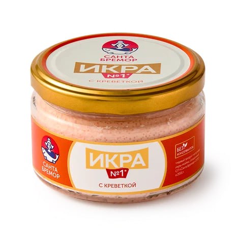 Pastă cu icre și creveți SANTA BREMOR 180gr