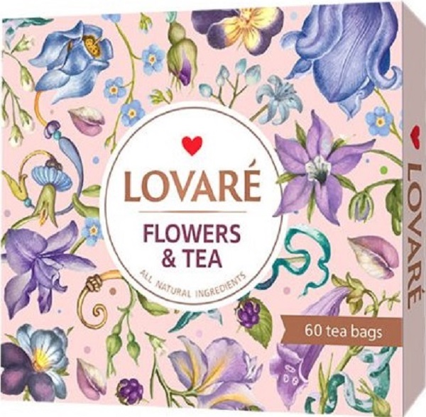 SET FLOWERS AND TEA 102.5GR LOVARE