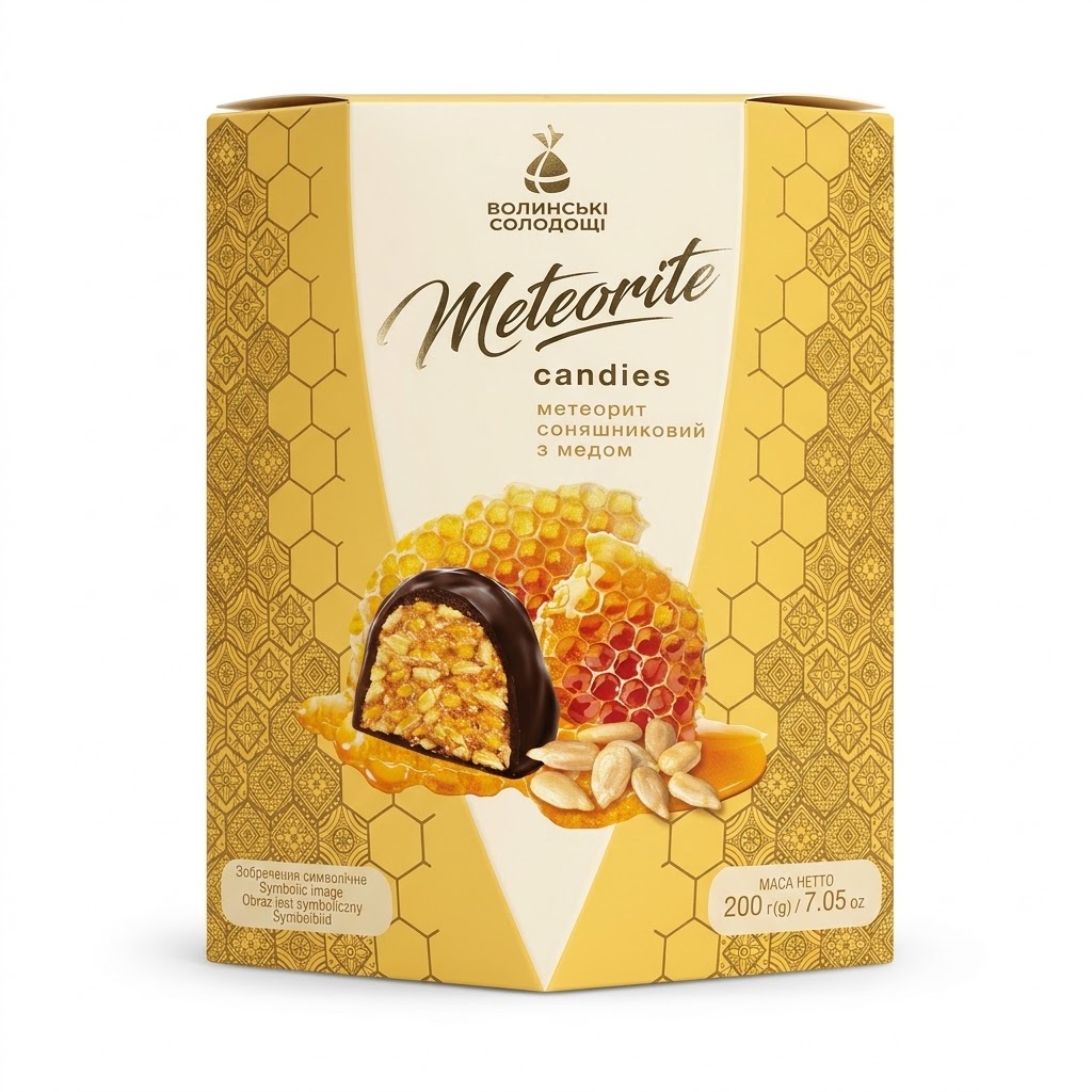 BOMBOANE METEORIT CU SEMINTE DE FLOAREA SOARELUI SI MIERE 200G VS