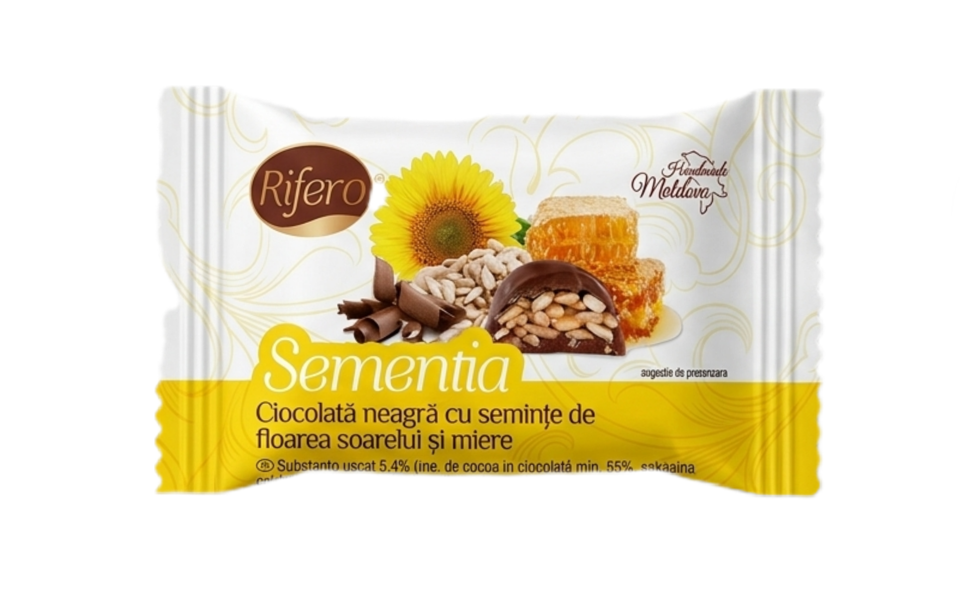 BOMBOANE SEMINTE DE FLOAREA SOARELUI CU MIERE IN CIOCOLATA RIFERO /KG