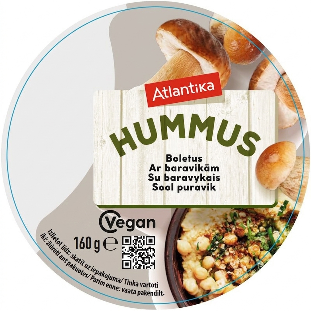HUMUS CU CIUPERCI 200GR ATLANTIKA