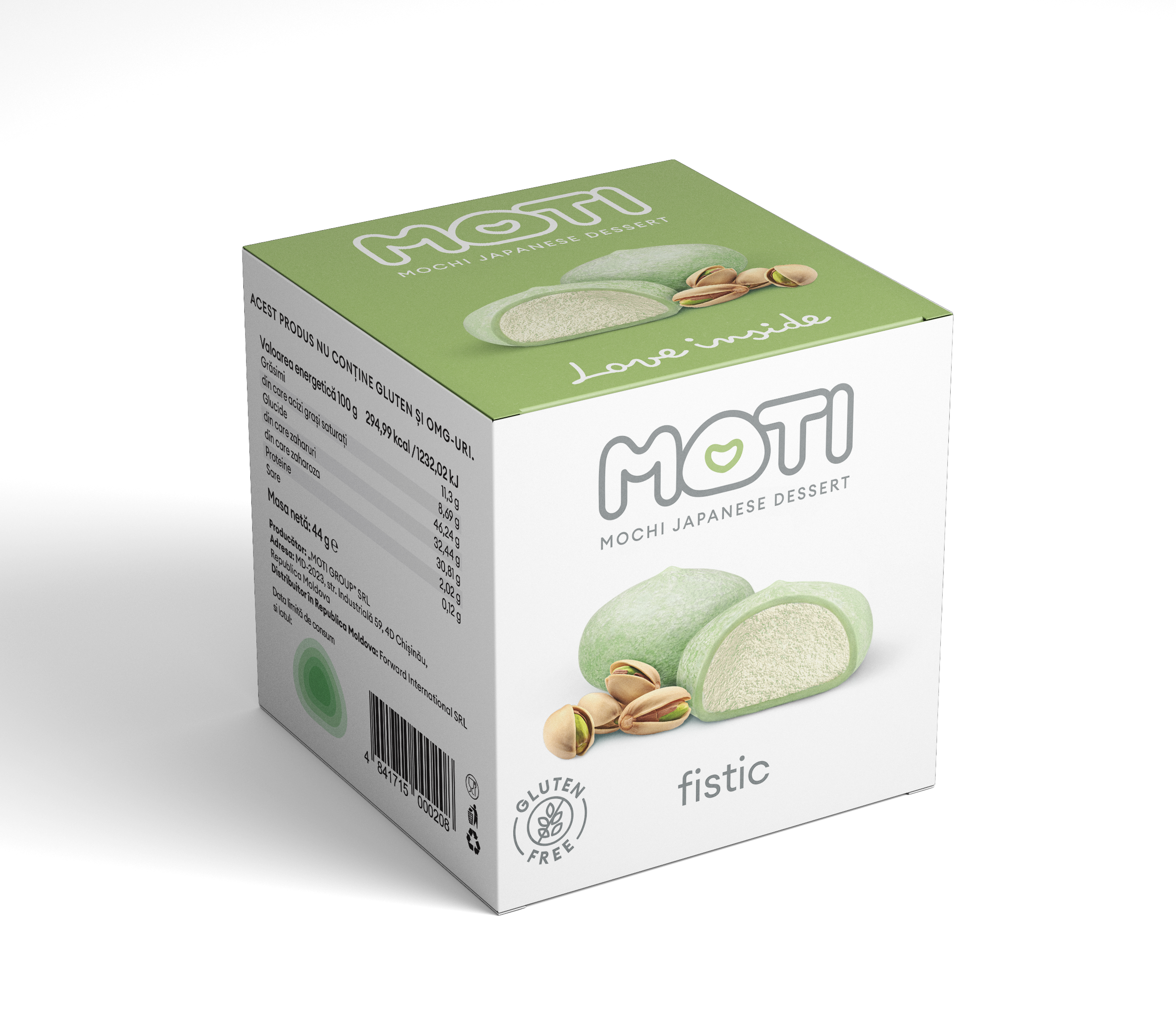 Pistachio Mochi [Gluten-free 44 g] | Berezka | București