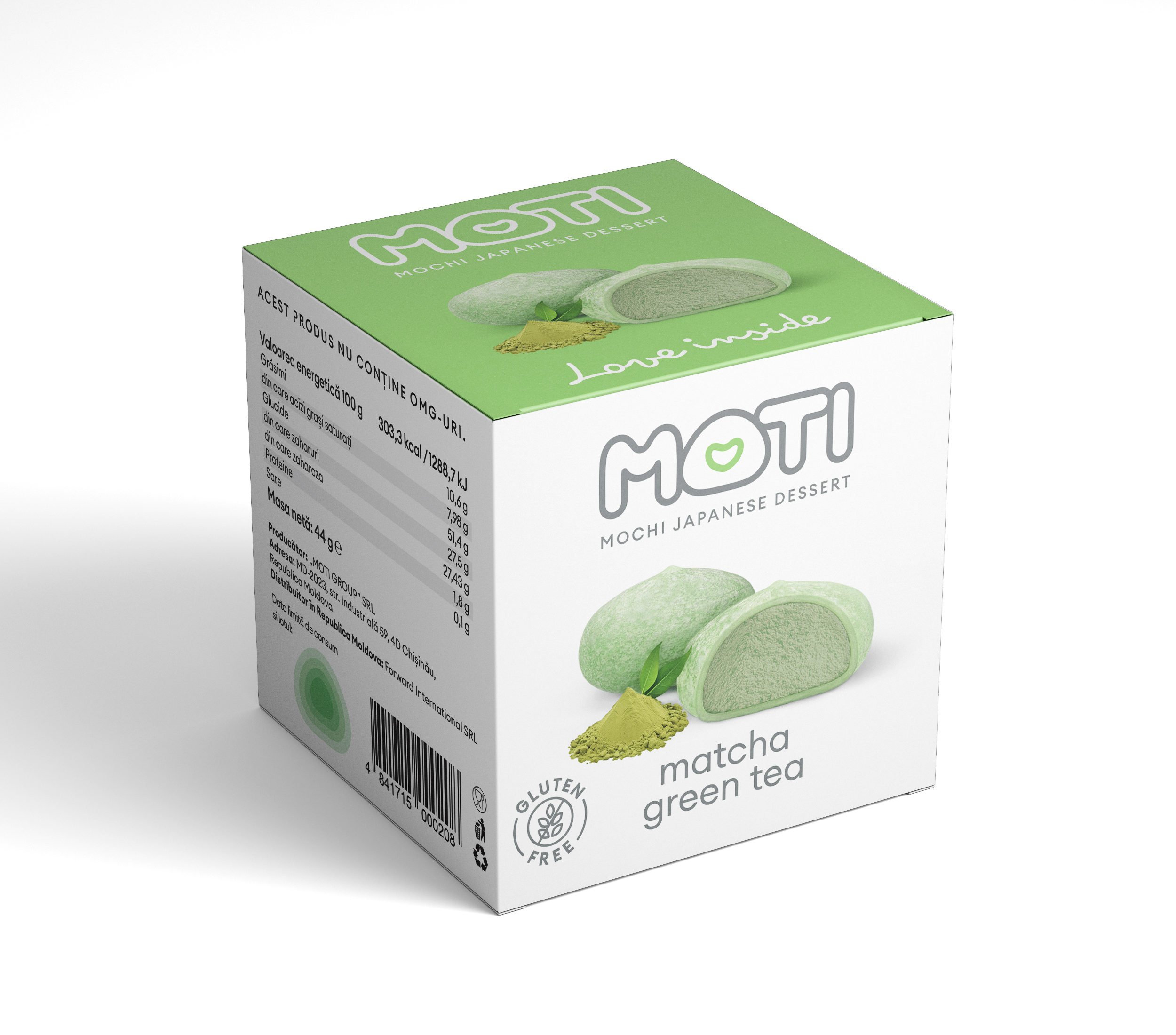 Mochi Matcha [Fără Gluten, 44 g] – Exclusiv Berezka | București