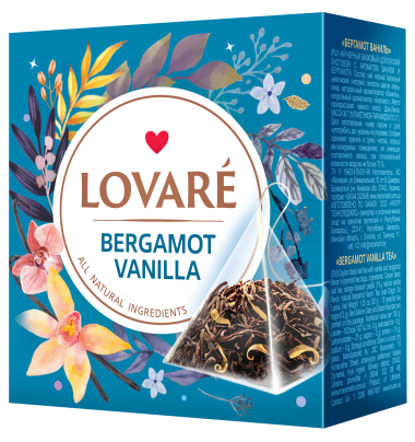 CEAI PIRAMIDE BERGAMOT VANILLA 15*2GR LOVARE