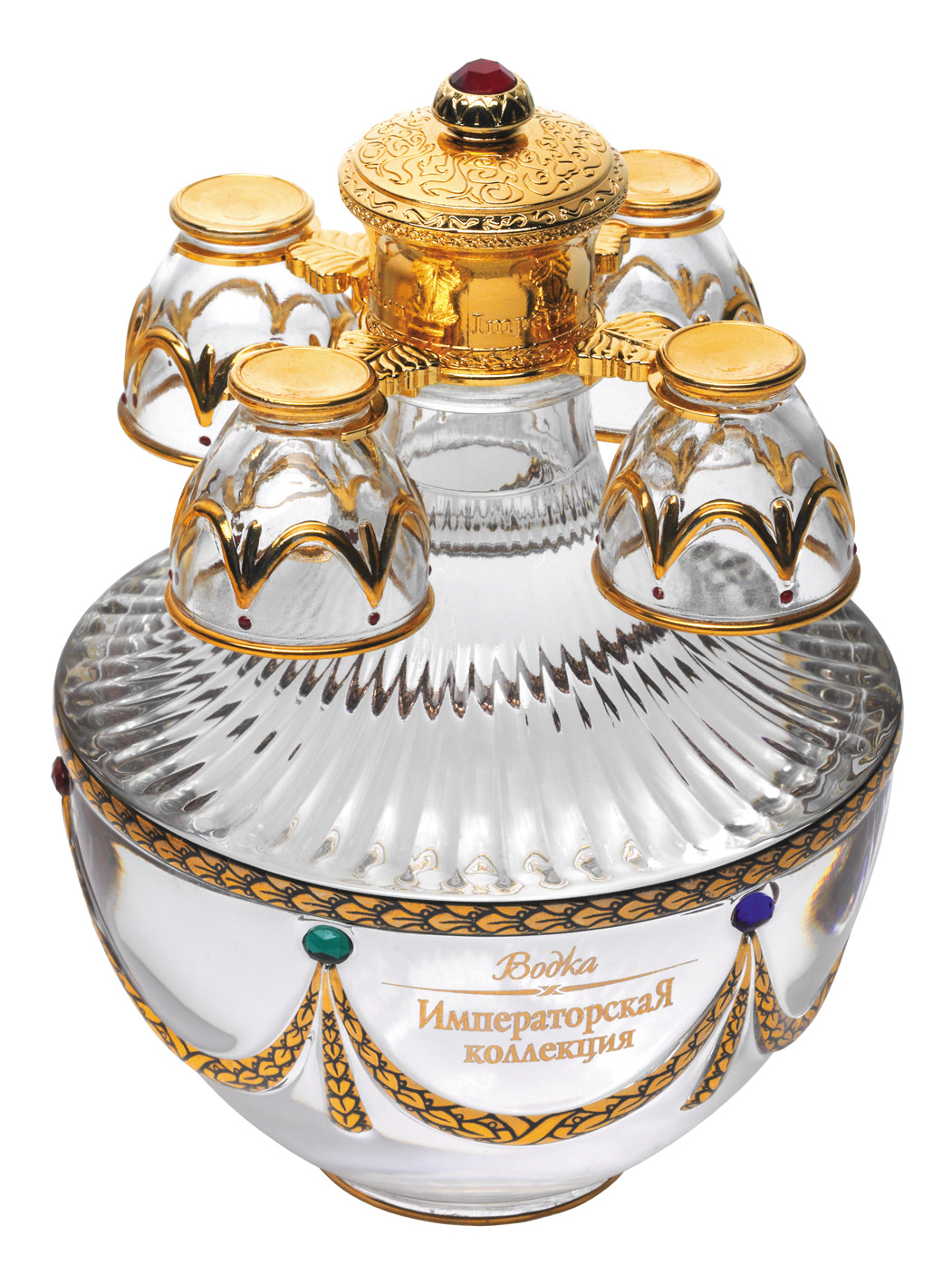 Vodka Imperial Collection Emerald 0.7L (Faberge Egg) | Berezka