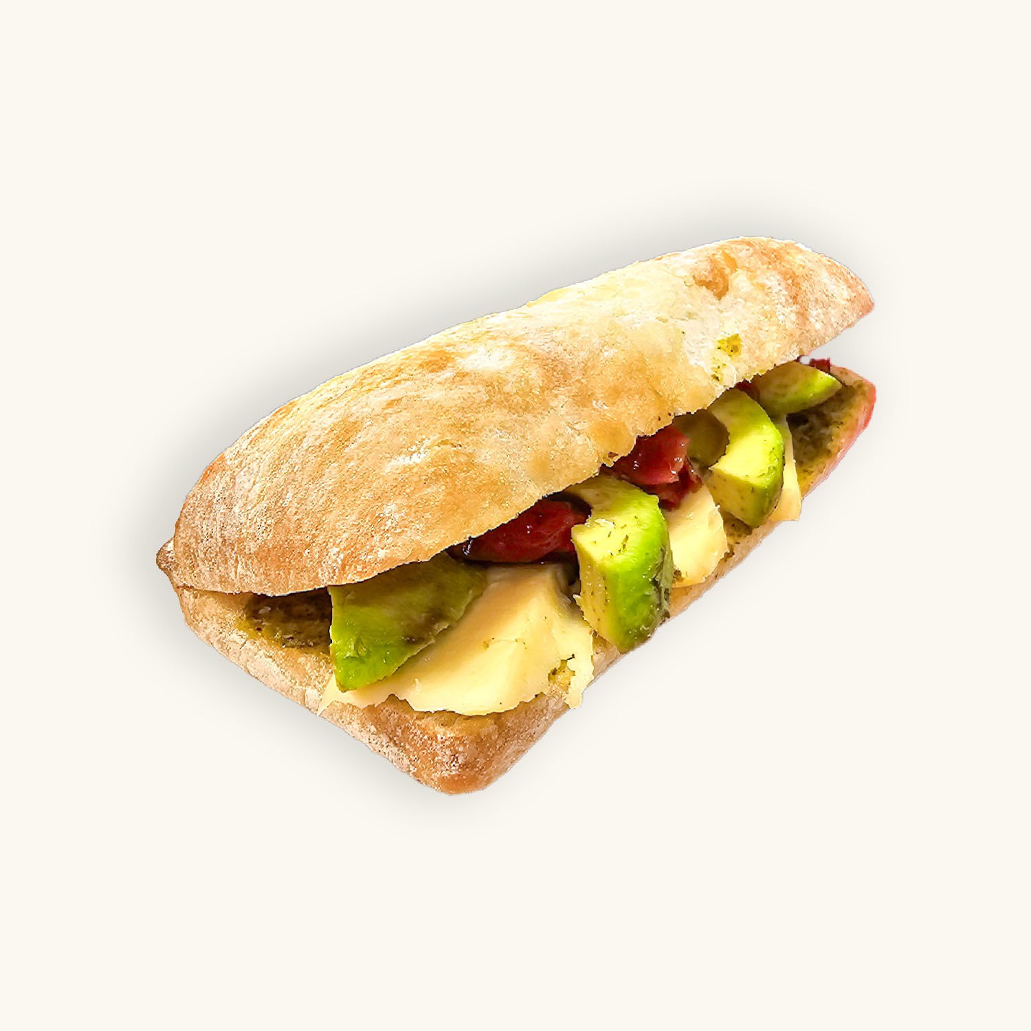 Sandwich cu pesto și avocado