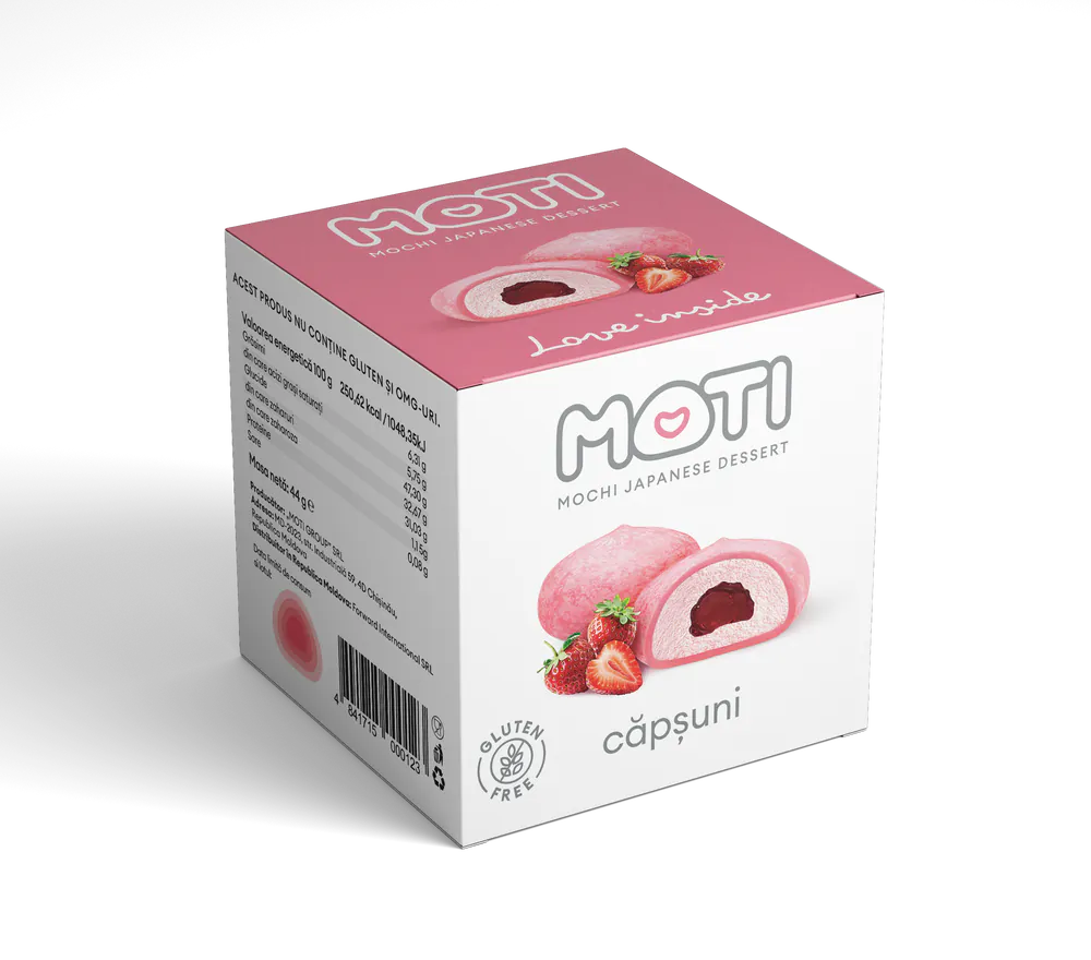 Mochi Strawberry MOTIKO [44 g Vegan] | Berezka | Ștefan cel Mare