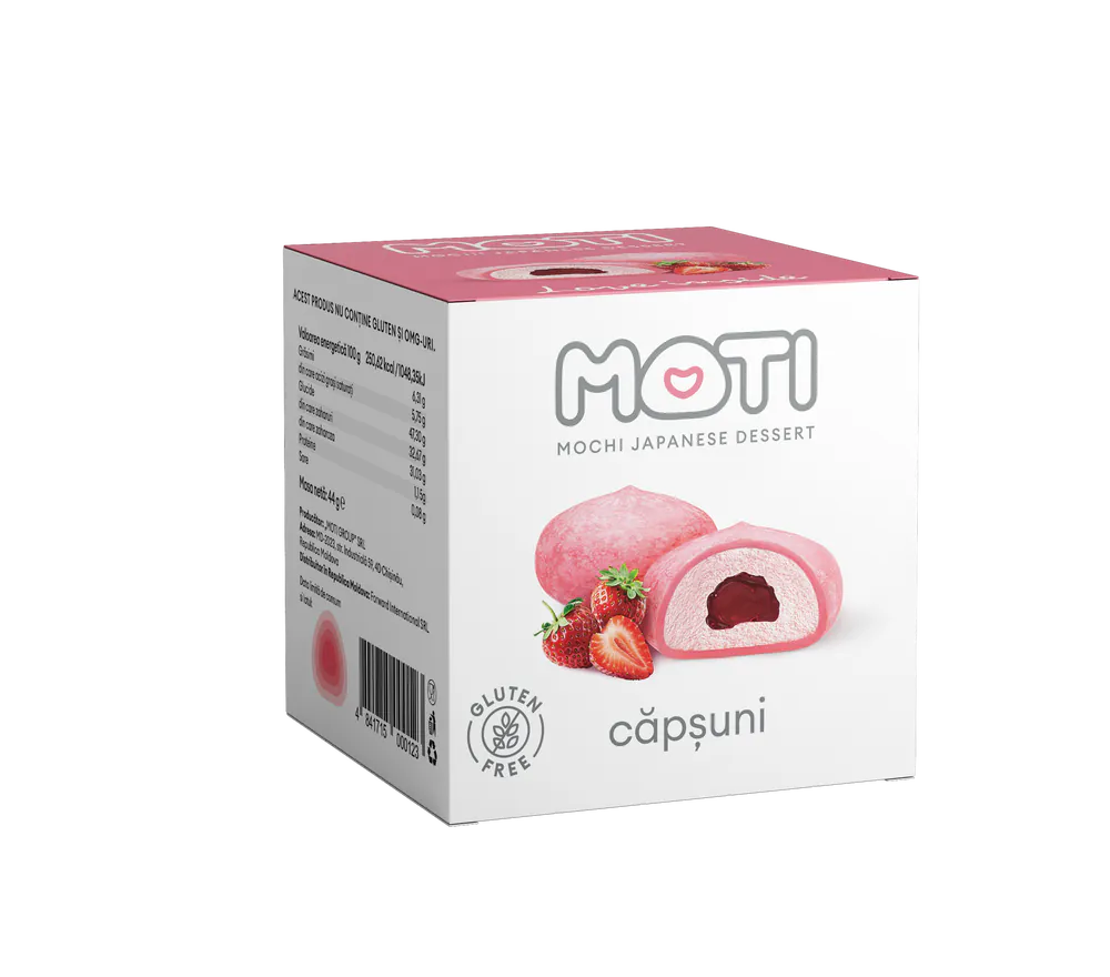 mochiページ Mochi Căpșune MOTIKO [44 g Vegan] | Berezka | Ștefan cel Mare