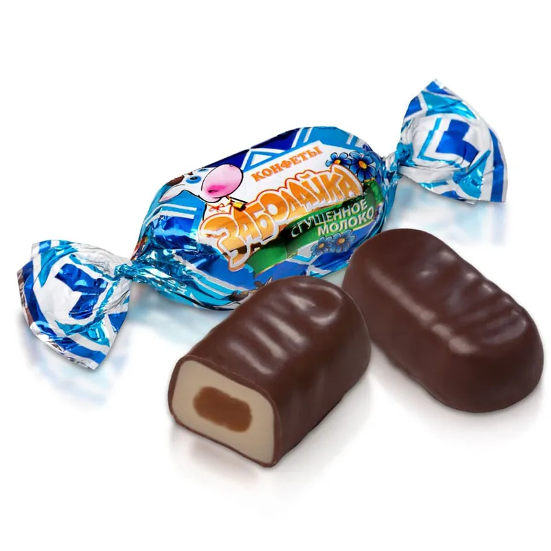 Candies “Zabodayka” with condensed milk