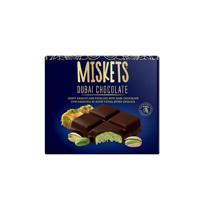Ciocolată neagră "DUBAI CHOCOLATE" 100GR