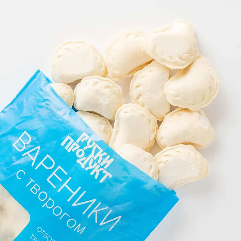 Vareniki with cottage cheese
