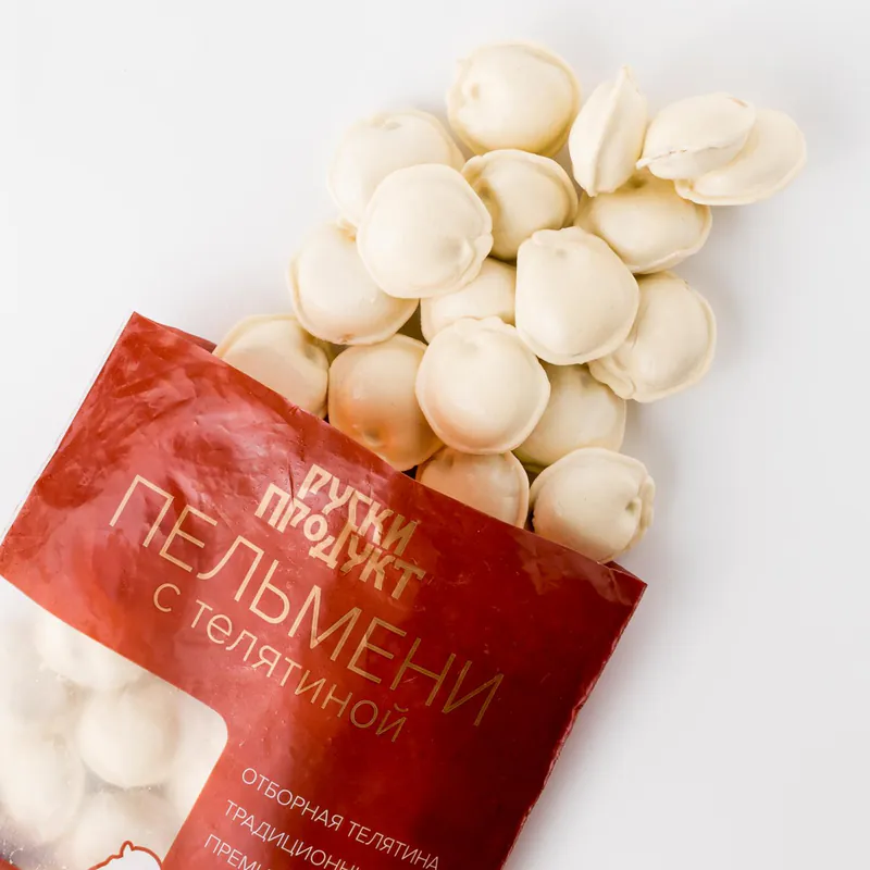 Pelmeni (coltunasi) cu vita