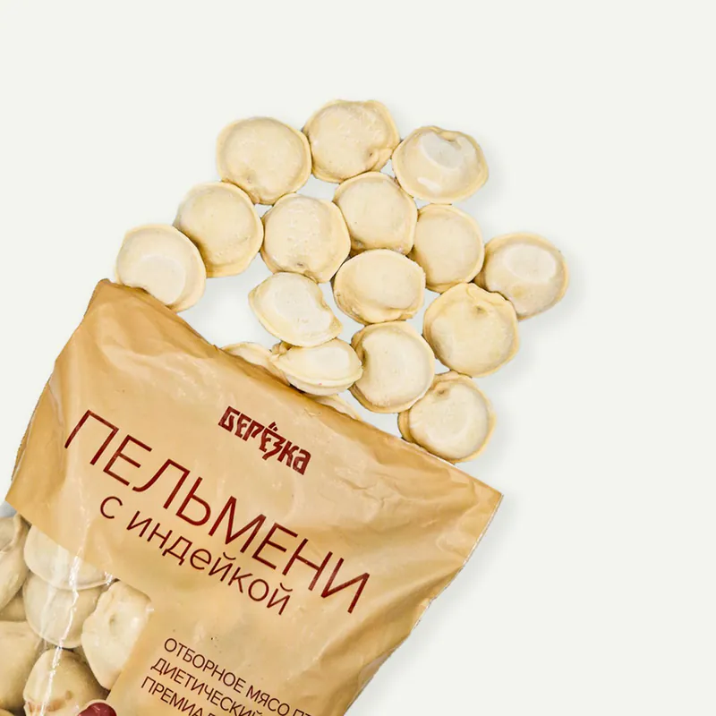 PELMENI (COLTUNASI) CU CARNE DE CURCAN 500GR