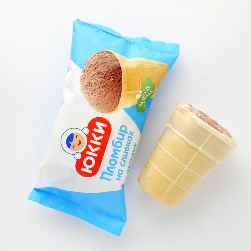Inghetata iukki plombir ciocolata