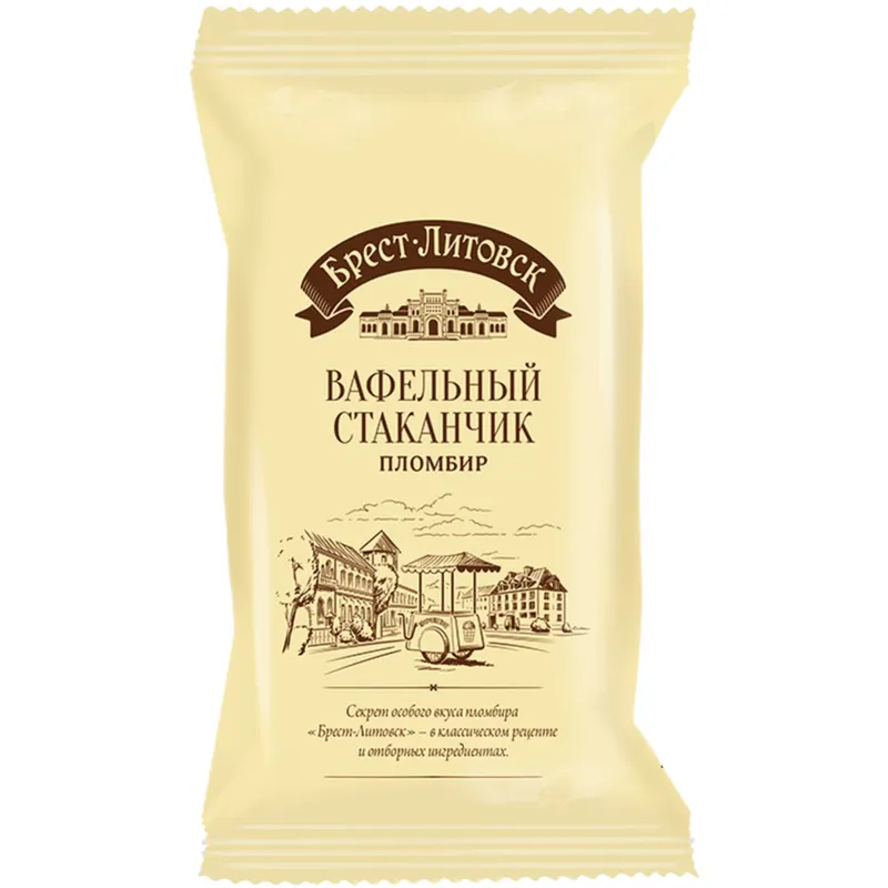 Inghețată BREST LITOVSK cu aromă de vanilie 75GR