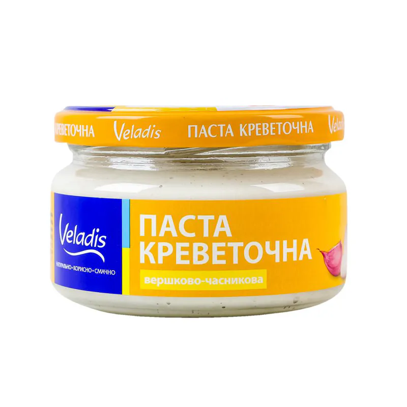 PASTA DE CREVETI CU SMANTANA SI USTUROI 160GR VELADIS