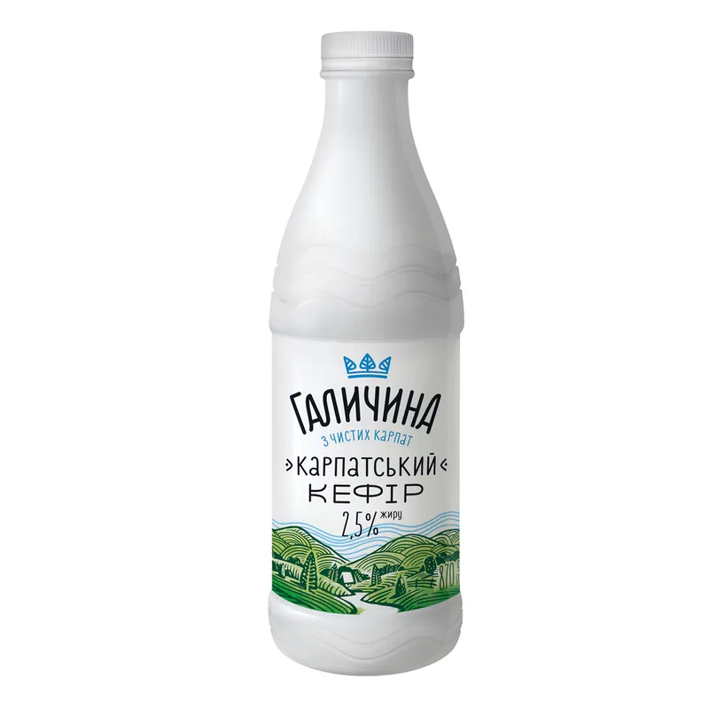 Kefir Carpați 2,5% Galychyna 870ml