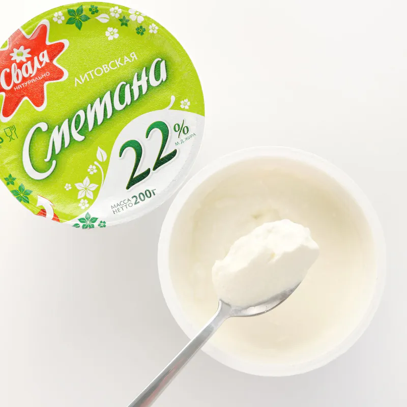 Lithuanian Sour Cream Svalya 22%