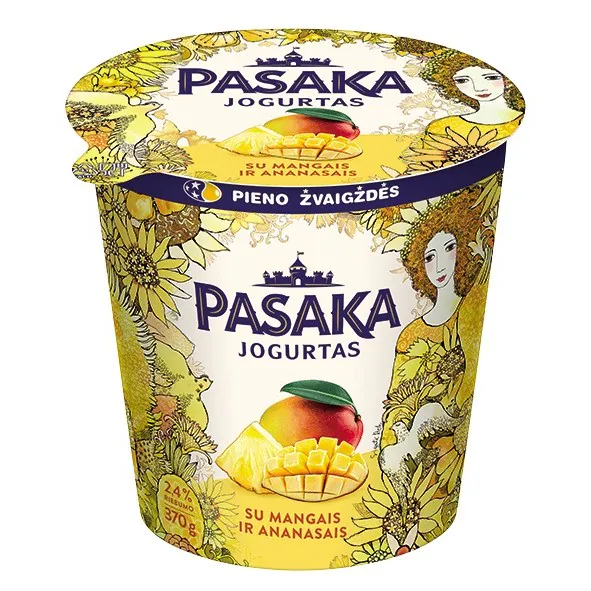 Iaurt mango/ananas „Pasaka”