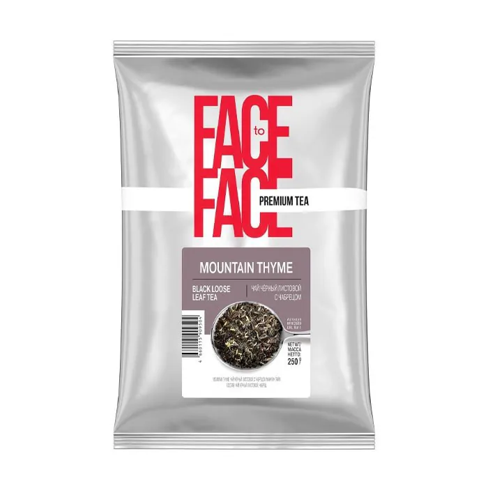 Ceai negru FACE TO FACE "MOUNTAIN THYME" 250GR