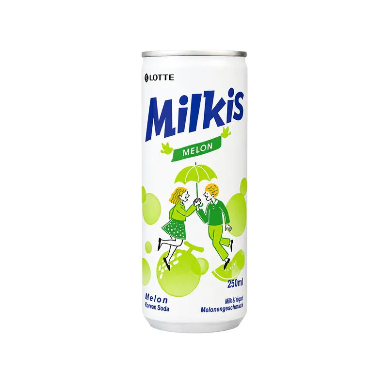 BAUTURA CARBOGAZOASA MILKIS PEPENE GALBEN 250ml LOTTE