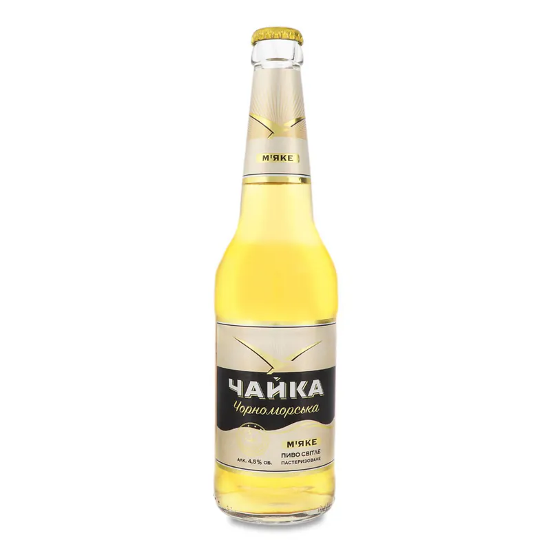 Bere blondă "CHAIKA CERNOMORSKA" 0.45L PPB