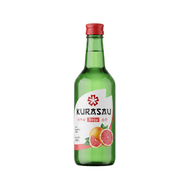 Soju cu aromă de grapefruit, 13% KURASAU SOJU 350ml
