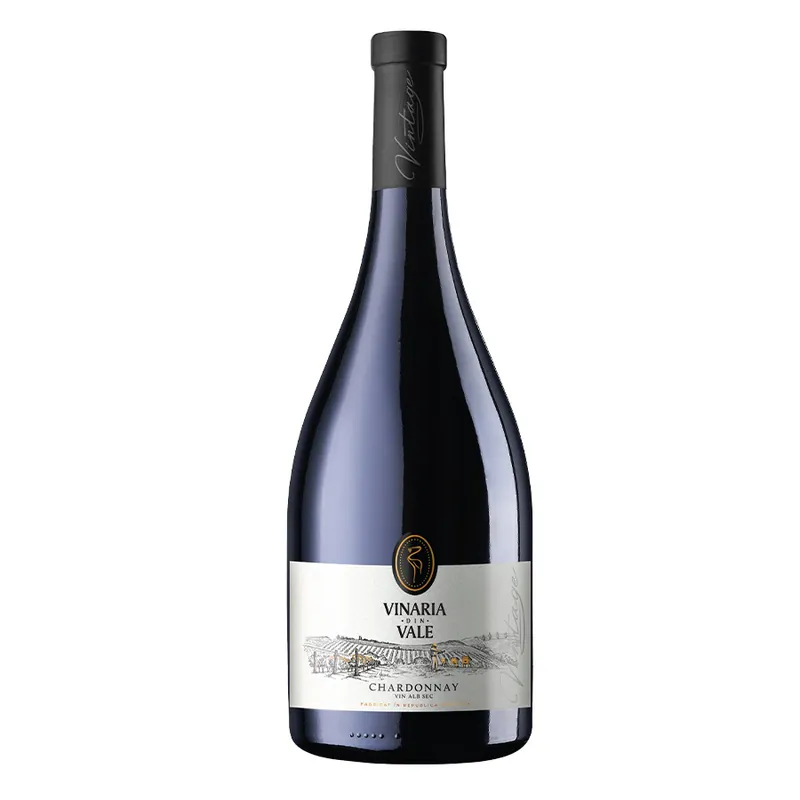 Dry White Wine Chardonnay „Vinaria din Vale“ 750ml