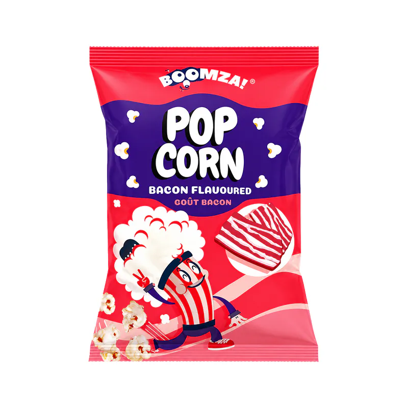 POPCORN GUST BACON PUNGA 120G BOOMZA