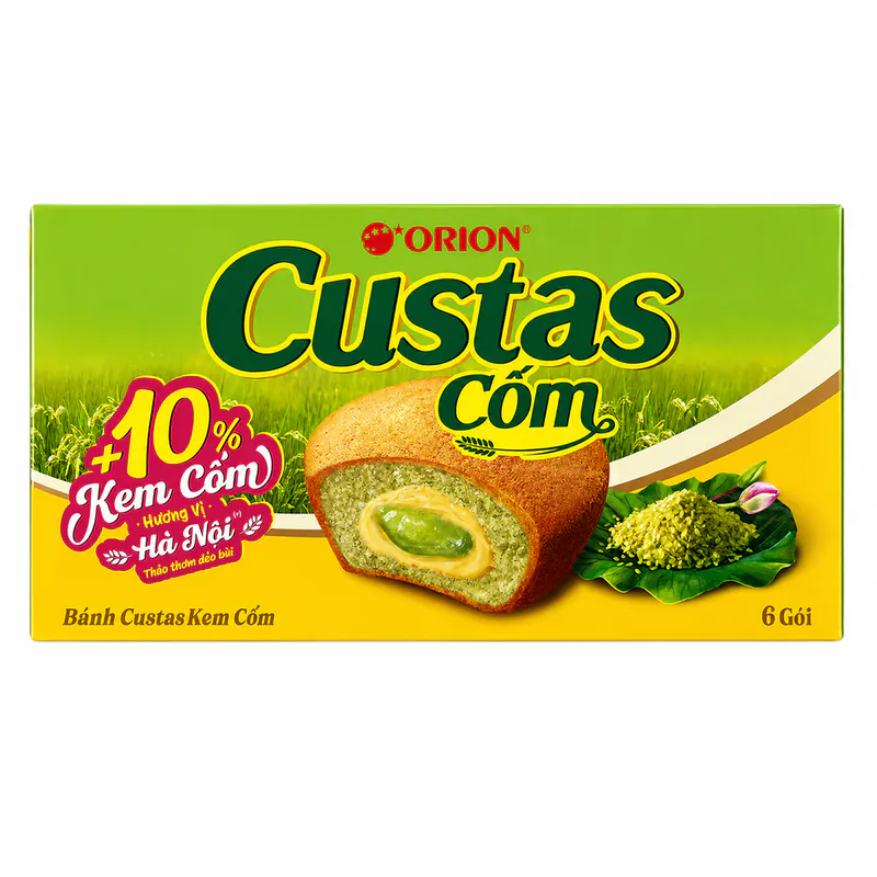 PRAJITURICA CU OREZ VERDE CUSTAS 6*23.55GR ORION
