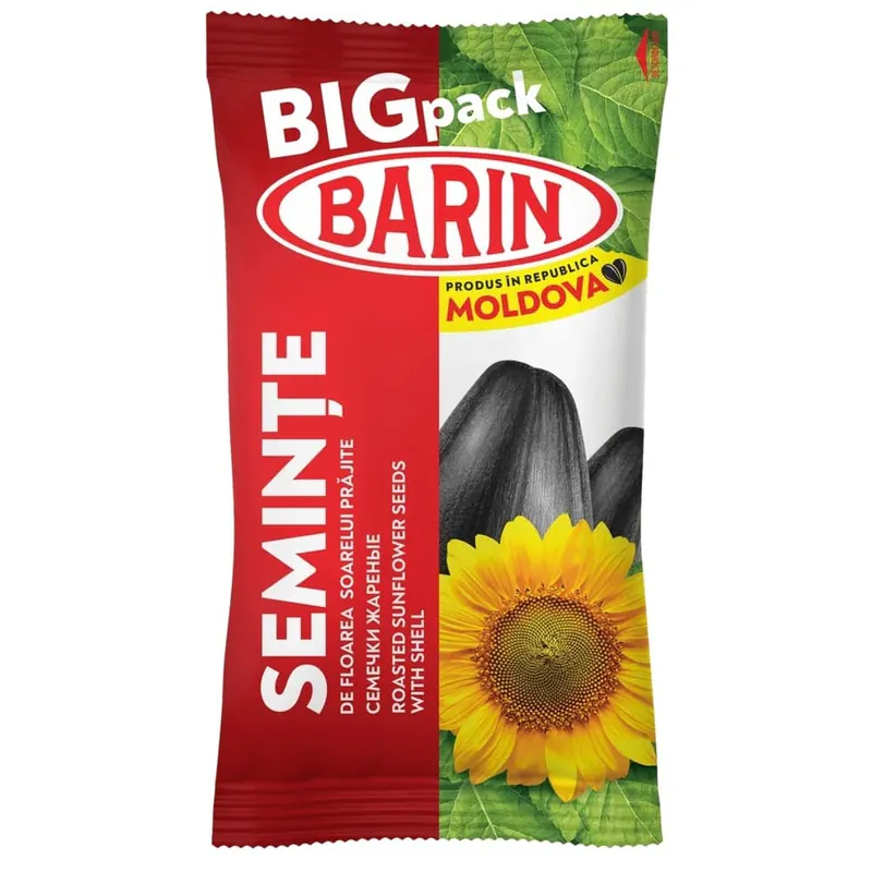 Semințe de floarea-soarelui prăjite Barin 200gr
