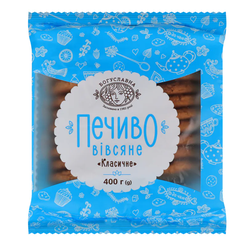 Biscuiți clasici din ovăz „Bohuslavna”