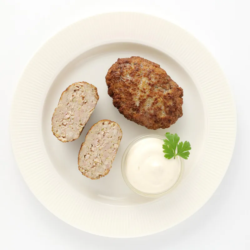 Chiftele cu carne de porc si pui