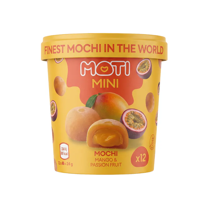 Mini mochi cu mango/fructul pasiunii MOTIKO 144gr