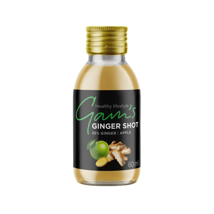 Shot din suc de mere ghimbir, miere și suc de lămâie 60ML