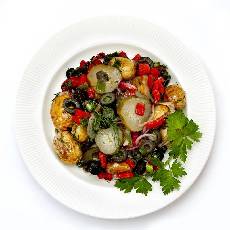 Oriental Salad with New Potatoes, /KG