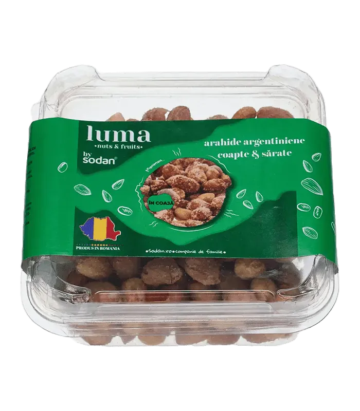 ARAHIDE ARGENTINIENE COAPTE SI SARATE 160 GR LUMA