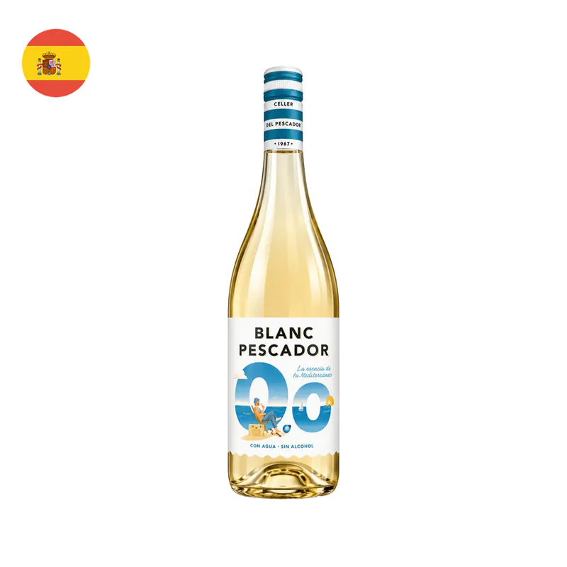 VIN ALB FARA ALCOOL PESCADOR 0.75l