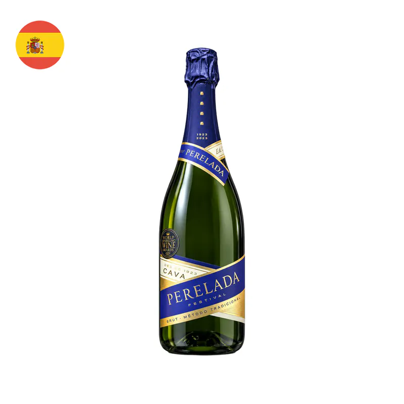 VIN SPUMANT CAVA ALB BRUT FESTIVAL 0,75 L PERELADA