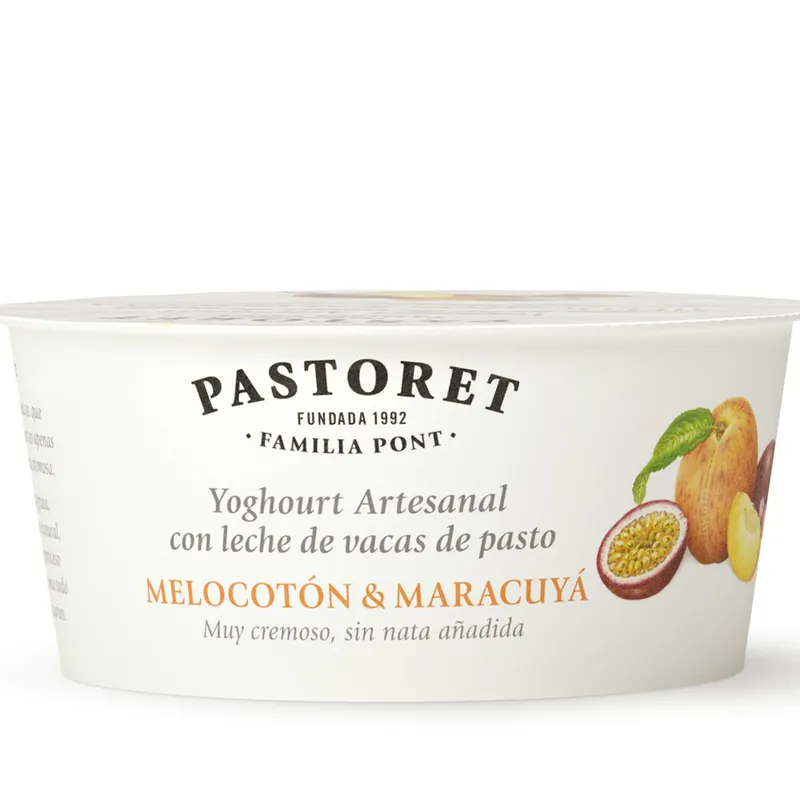 IAURT CU PIERSICA/FRUCTUL PASIUNII 125G PASTORET