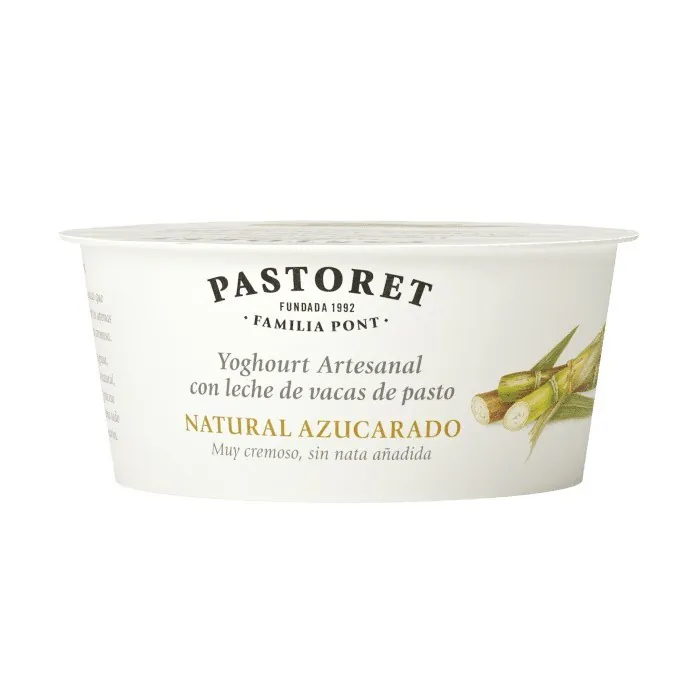 IAURT NATURAL CU ZAHAR 125G PASTORET