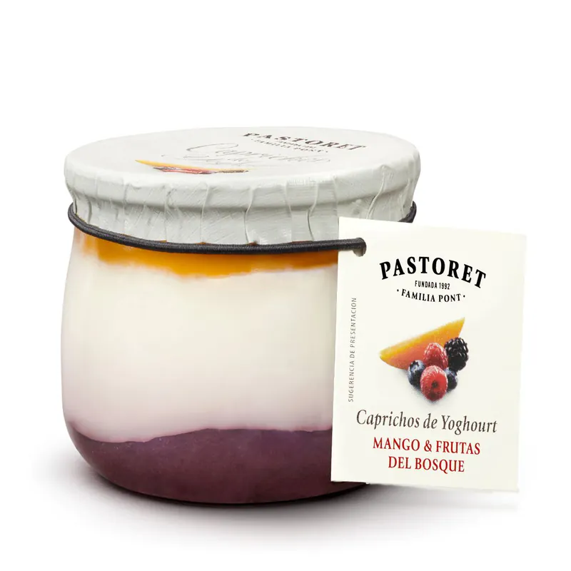IAURT CAPRIZ CU MANGO/FRUCTE DE PADURE 150G PASTORET
