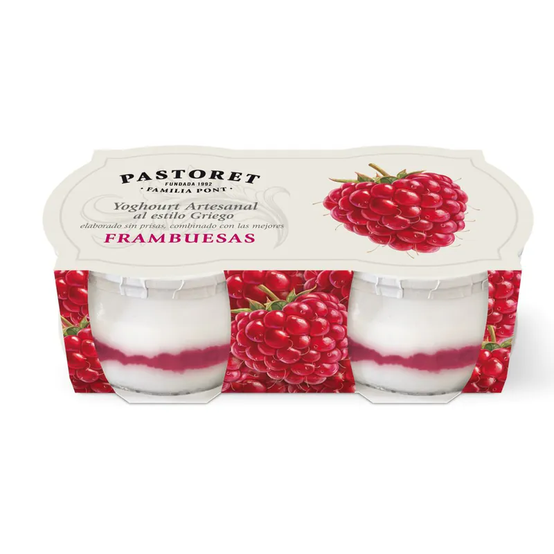 IAURT GRECESC CU ZMEURA 2*135G PASTORET