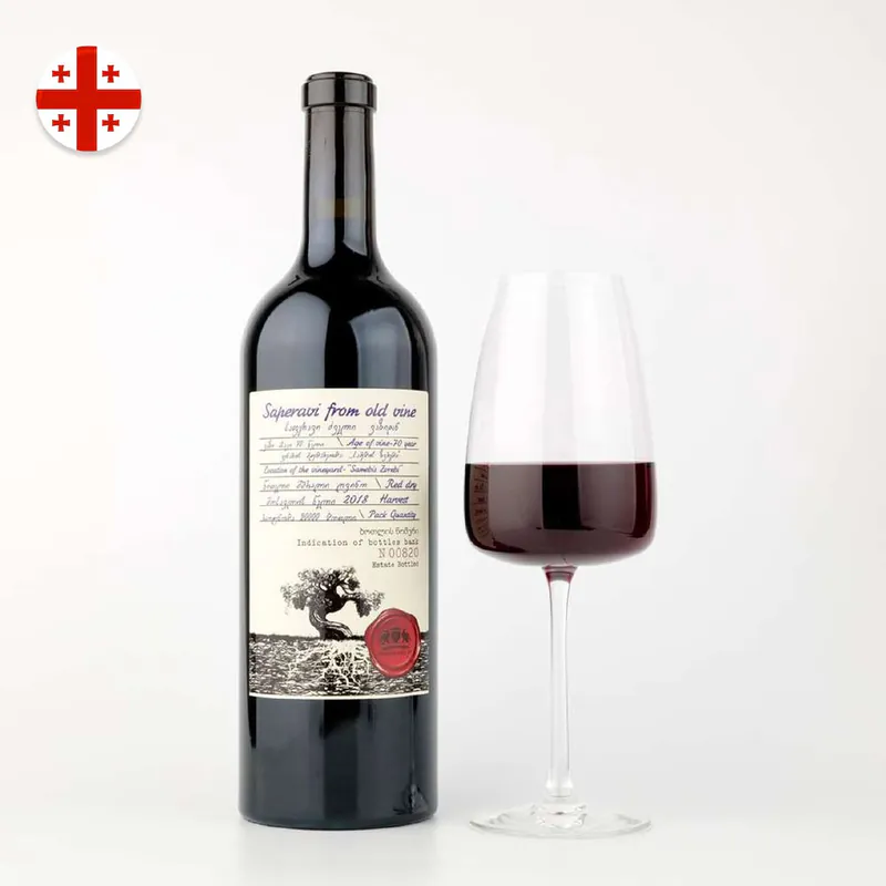 Red Wine Saperavi From Old Vine Kindzmarauli