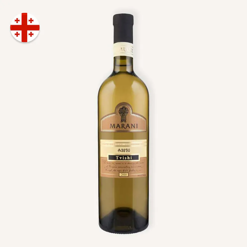 Vin georgian tvishi alb demidulce marani