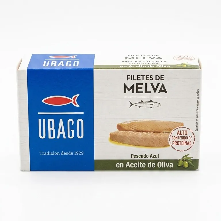 FILE DE TON (MELVA) IN ULEI DE MASLINE 115G UBAGO