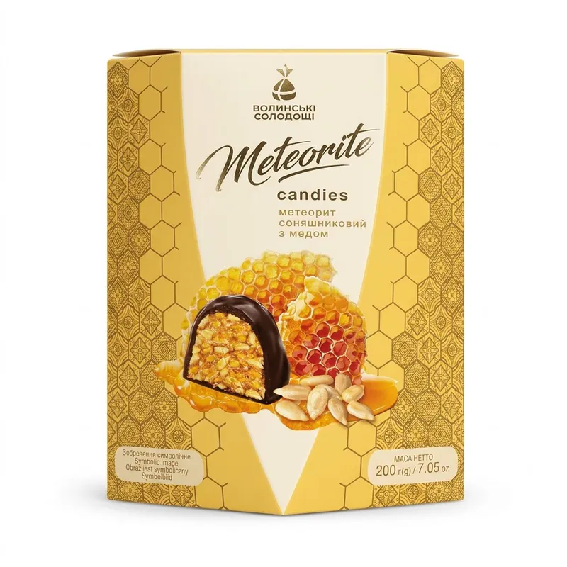 BOMBOANE METEORIT CU SEMINTE DE FLOAREA SOARELUI SI MIERE 200G VS